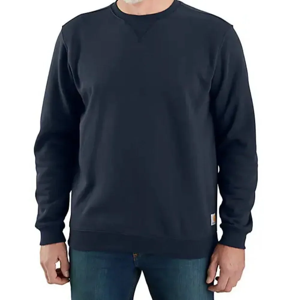 NWOT Carhartt Men's Marquette Crewneck Sweatshirt New Navy in Size S